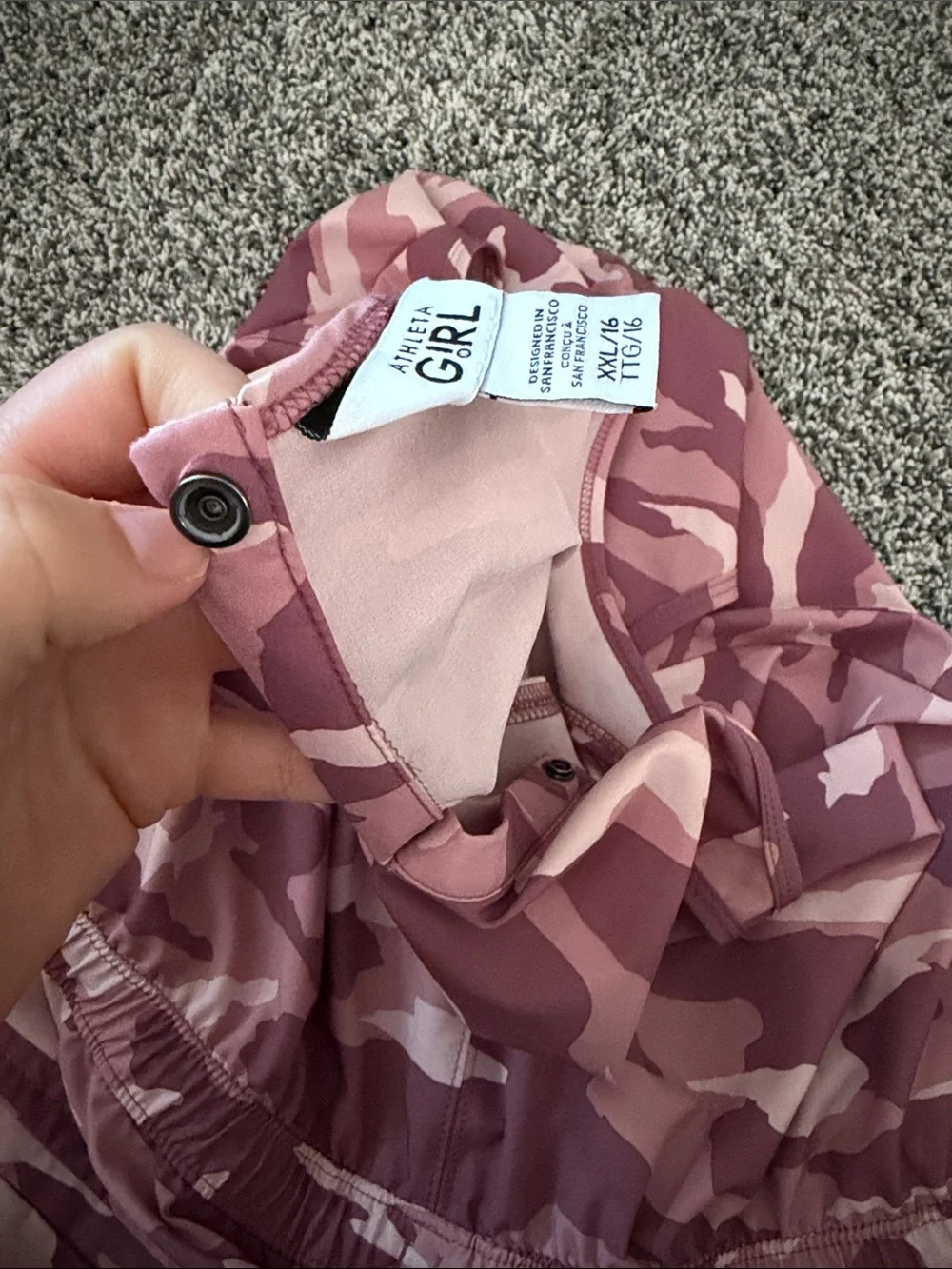 Athleta girl mauve